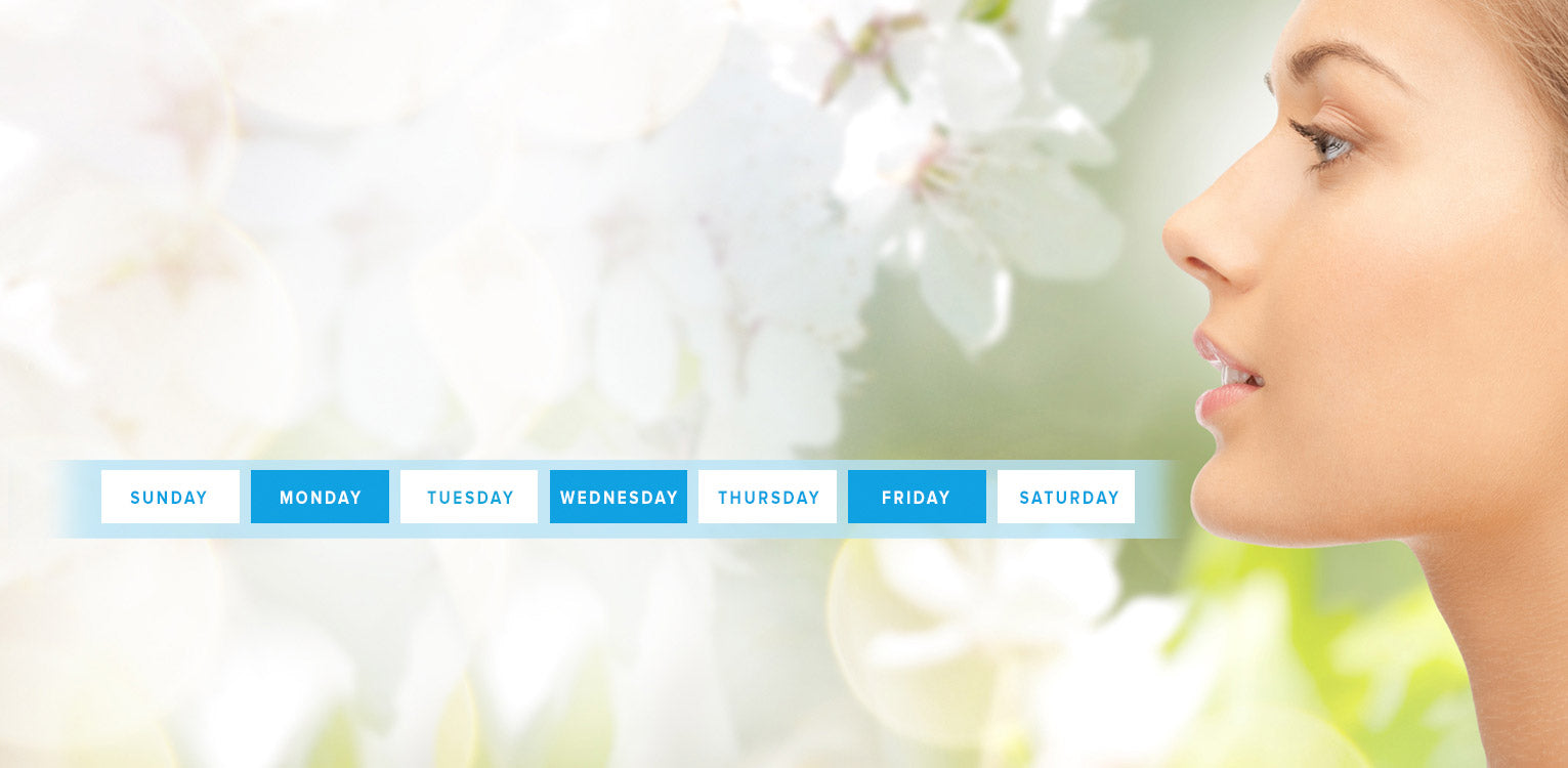 Your weekly way<br>to beautiful<br>skin ™
